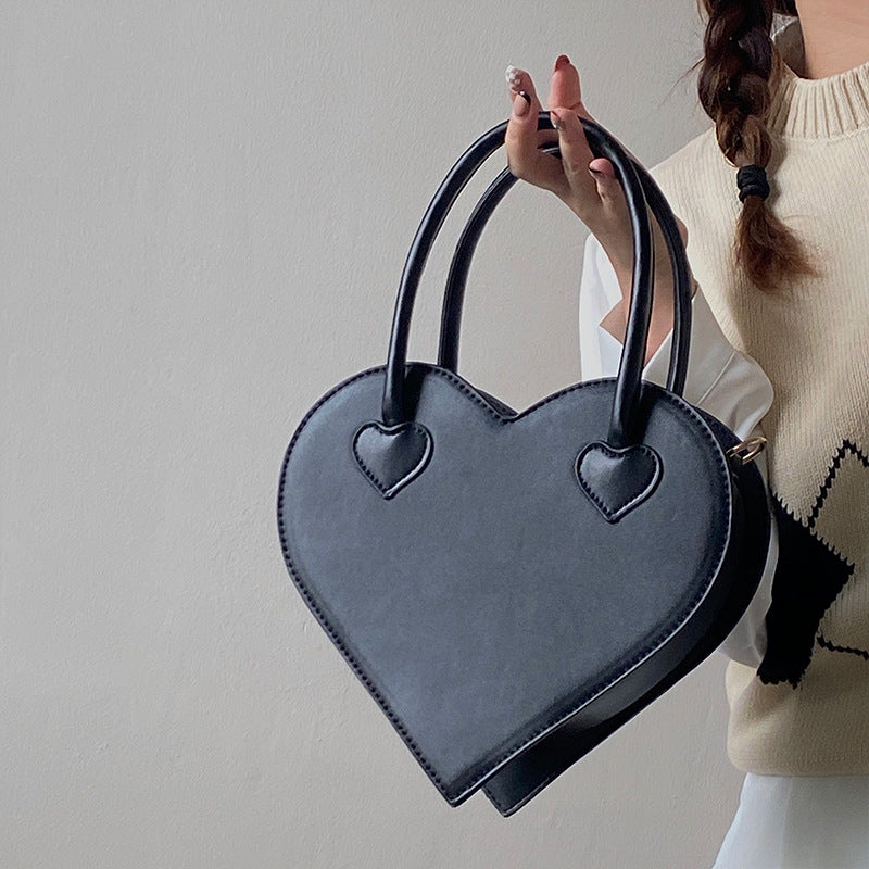Simple Handbag Vintage Black Shoulder Crossbody Bag