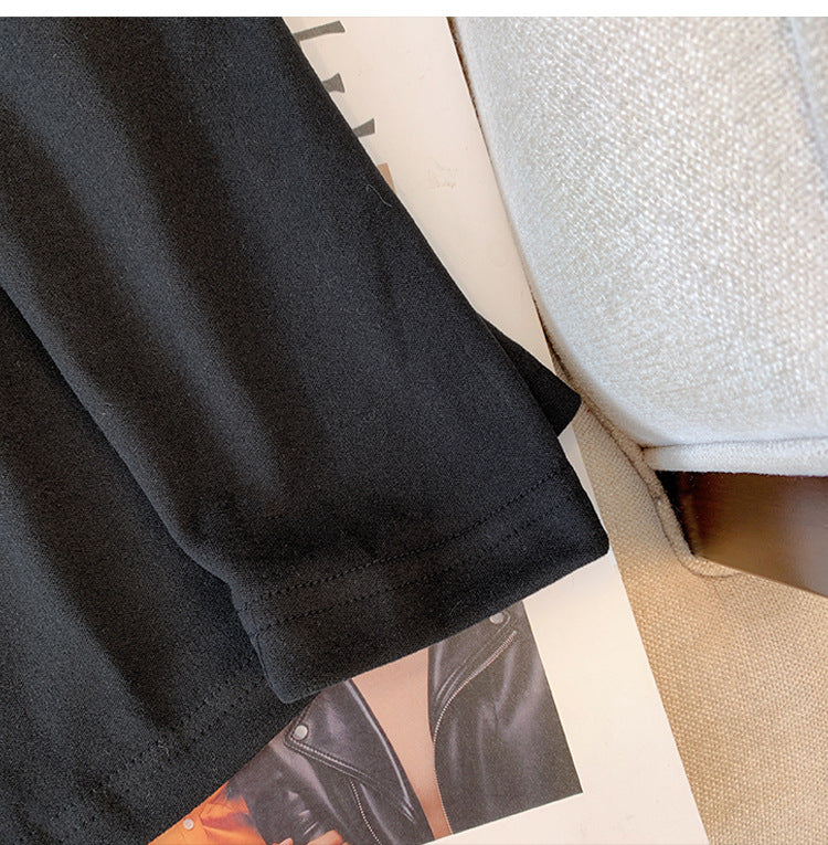Women's Clothes Long Sleeve T-shirt Turtleneck Top