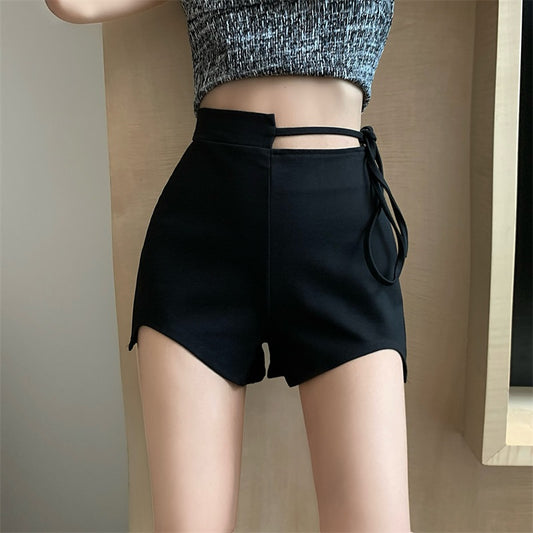 Hot Girl High Waist Strap Casual Shorts Women