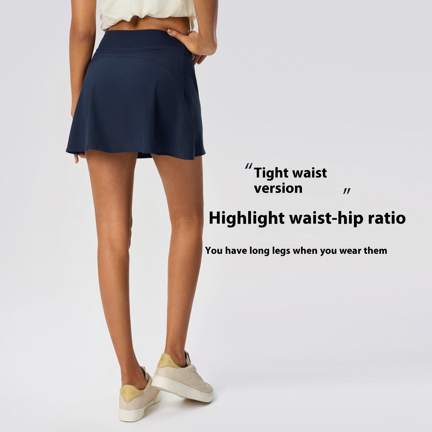 Sports Skirt Cover Thin Band Lining Tennis Skirt