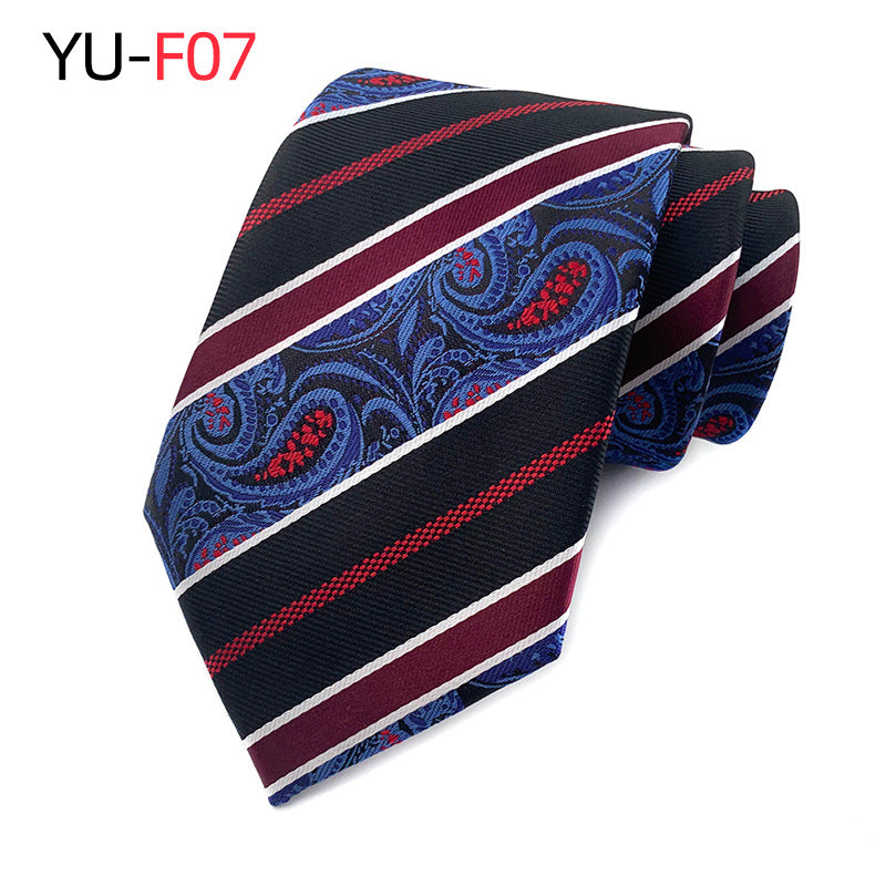New Hot Sell Paisley Polyester Jacquard Men's Tie