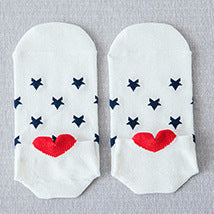 Invisible Three Dimensional Trend Student Boat Socks