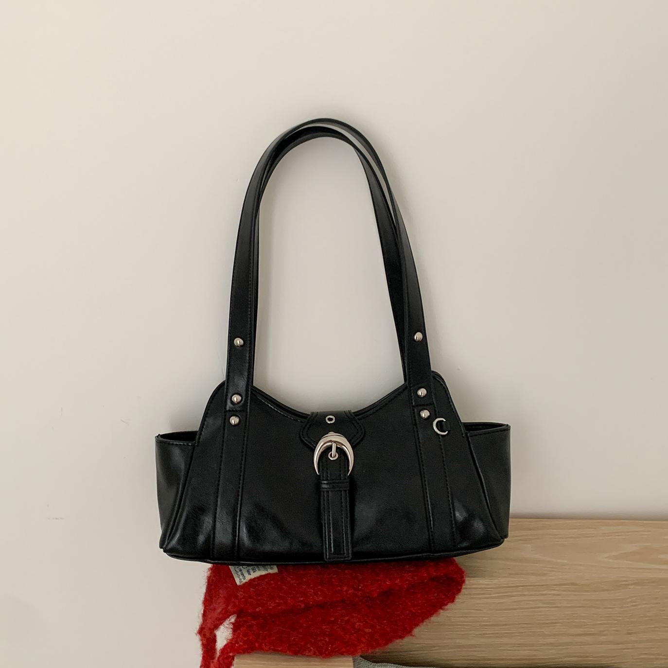 Niche Design Fashionable PU Leather Shoulder Tote Bag