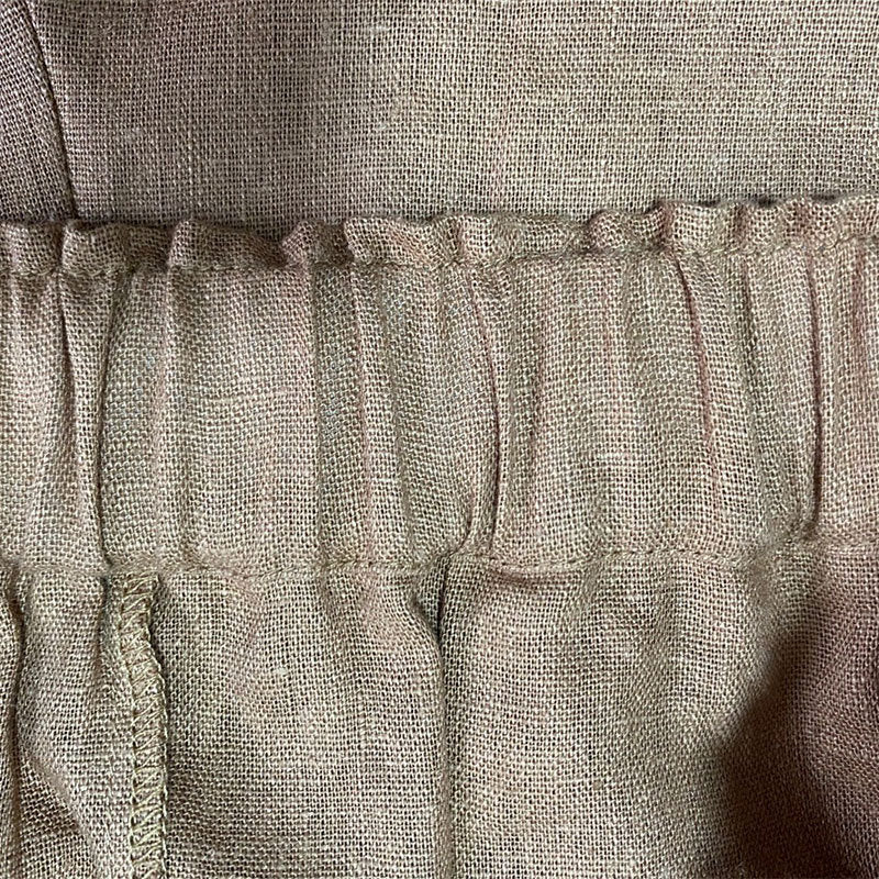 European And American New Linen-cotton Wide Leg Pants