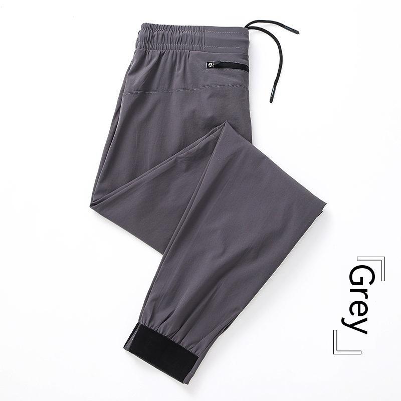 Sports Men Running Large Pocket Drawstring Skinny Pants