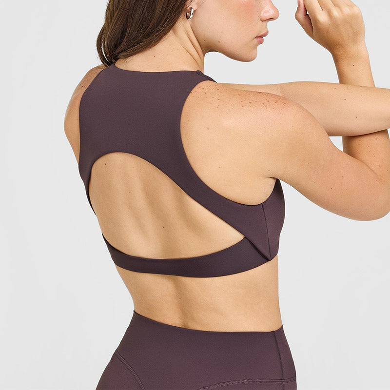 Naked Yoga Vest Sports Backless