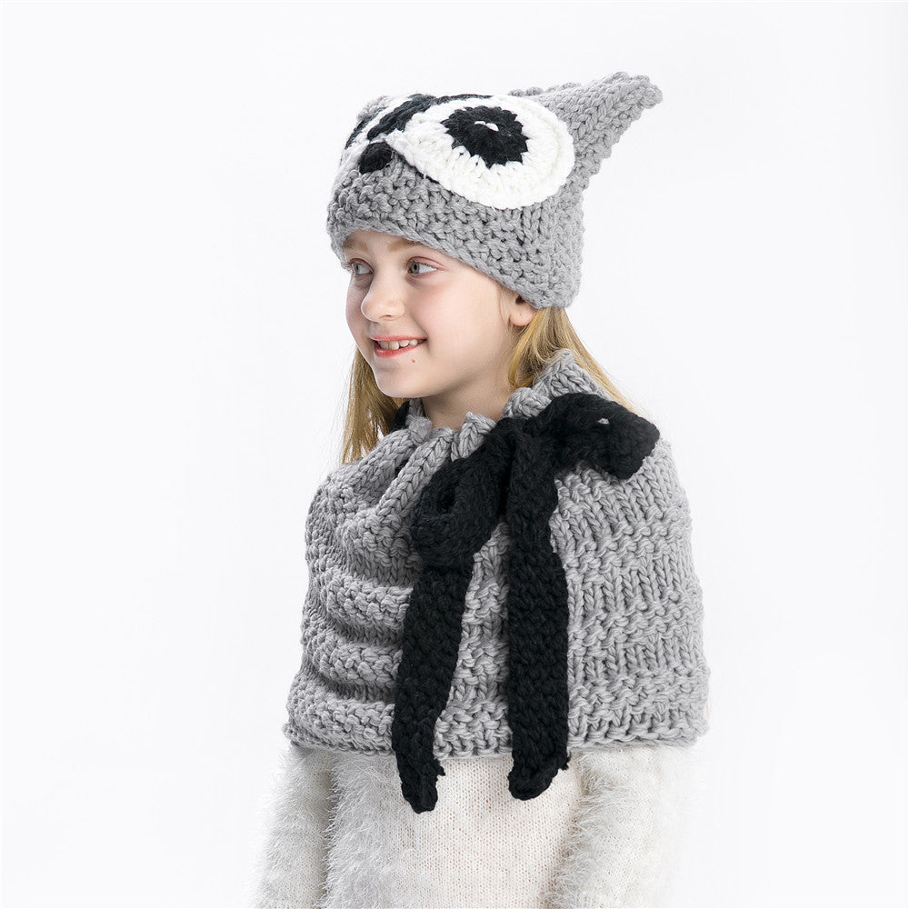 Fashion Personality Children's Owl Woolen Hat