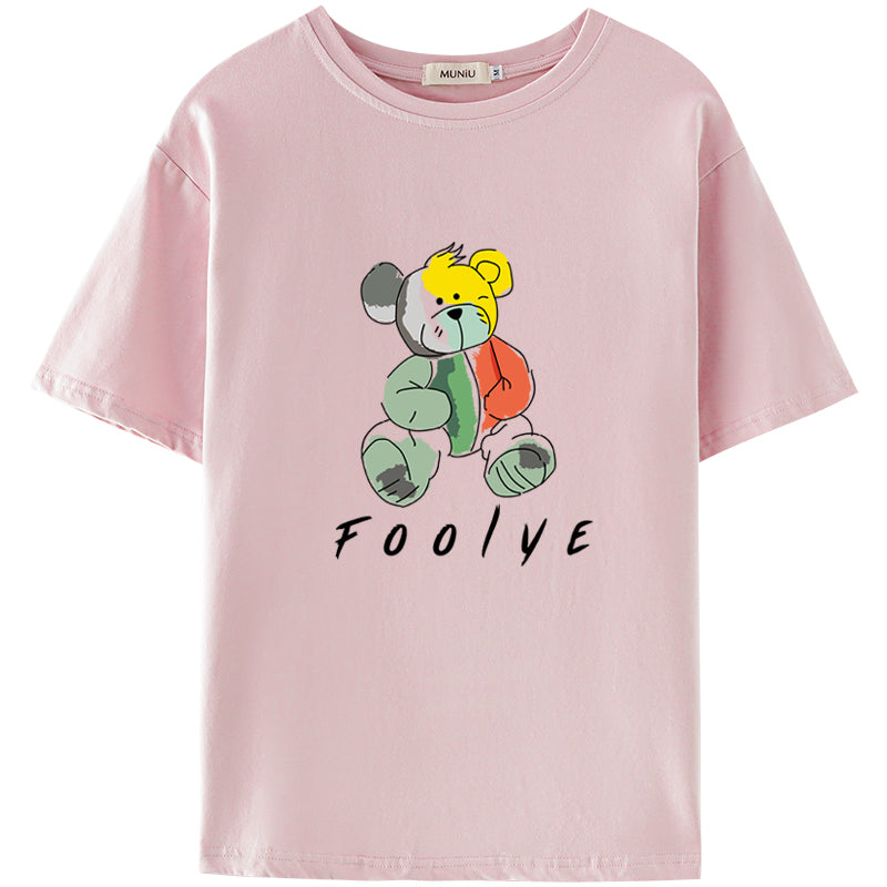 Women's Summer New Casual Cotton Printed T-shirt