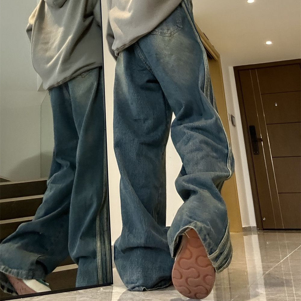 Women's Fashionable Retro Straight Jeans