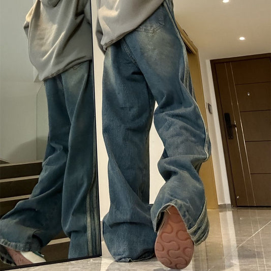 Women's Fashionable Retro Straight Jeans