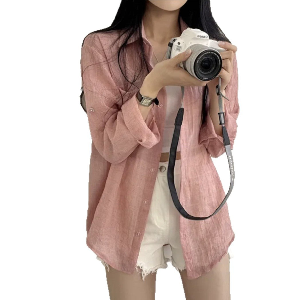 Women's Long-sleeved Sun-proof Lightweight Blouse