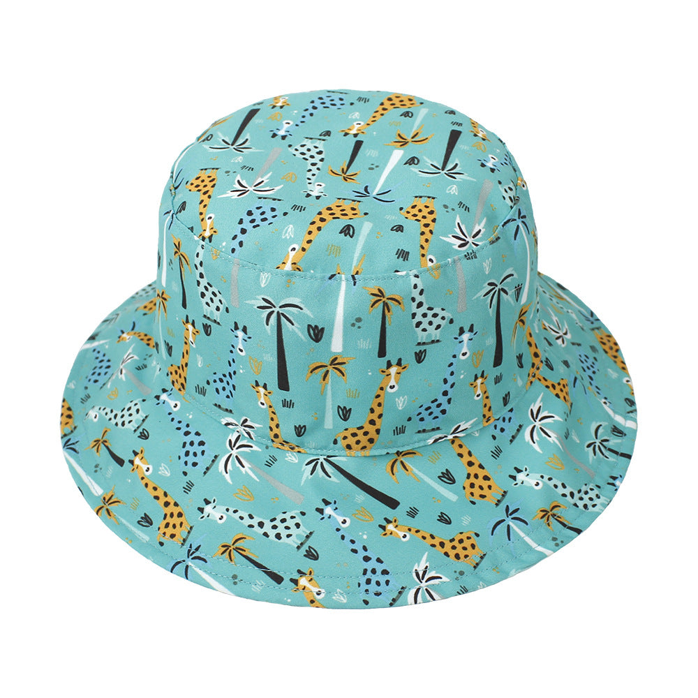 Children's Sun Double-sided Baby Bucket Hat