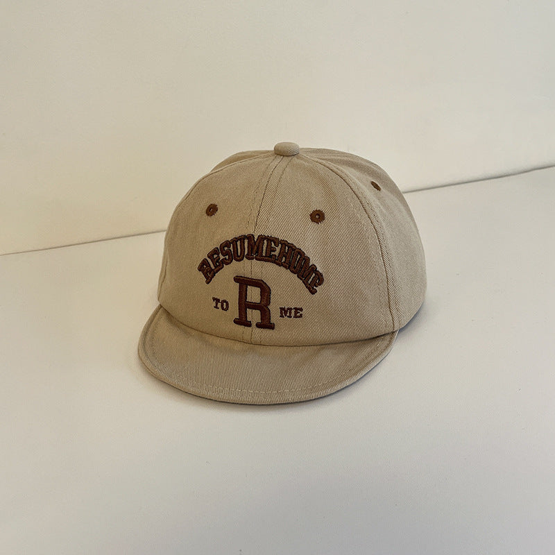New Ins Soft Brim Letter Embroidered Sunshade Baseball Cap