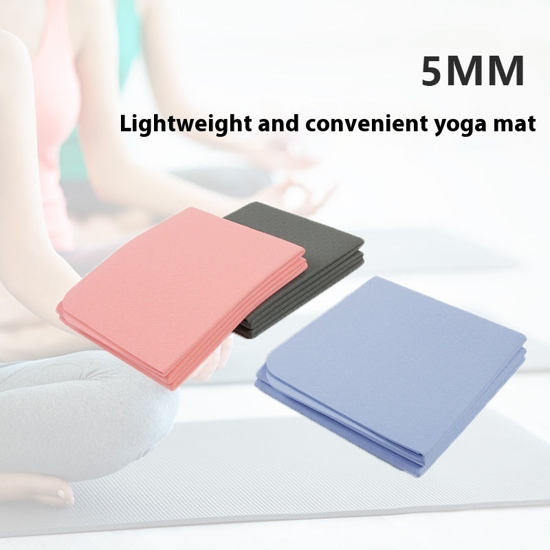 TPE Folding Yoga Mat Non-slip Portable