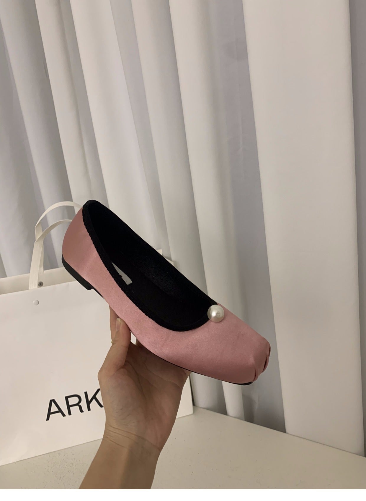 Women's Fashion Square Toe Flat Clip-on Sandals