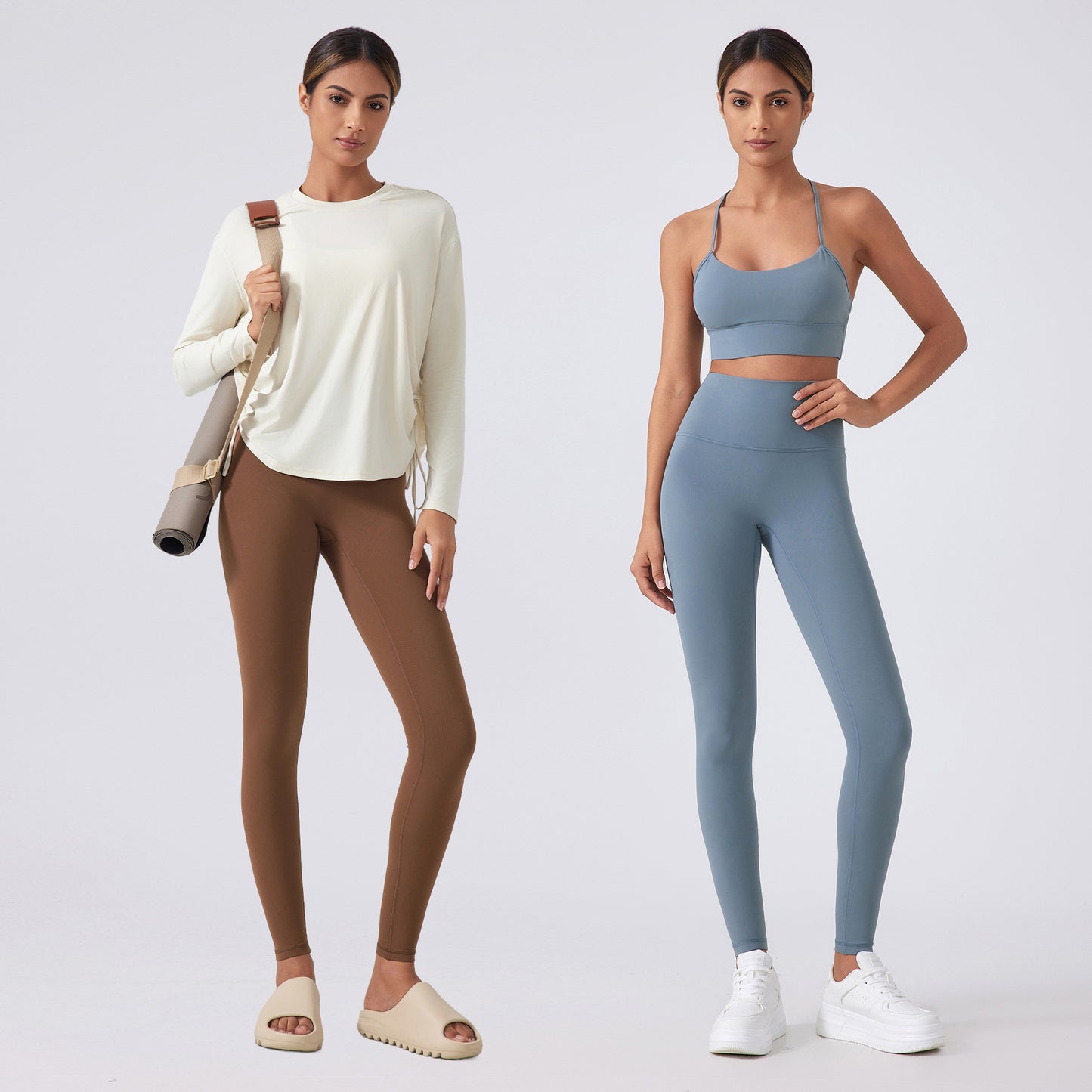 Nude Feel No T-line Fitness High Waist Hip Lift Sports Yogabukser