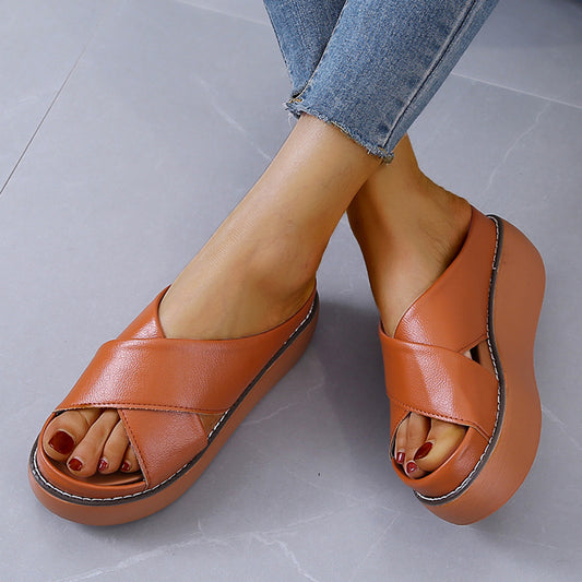 Women's All Match Platform Platform Large Size Sandals