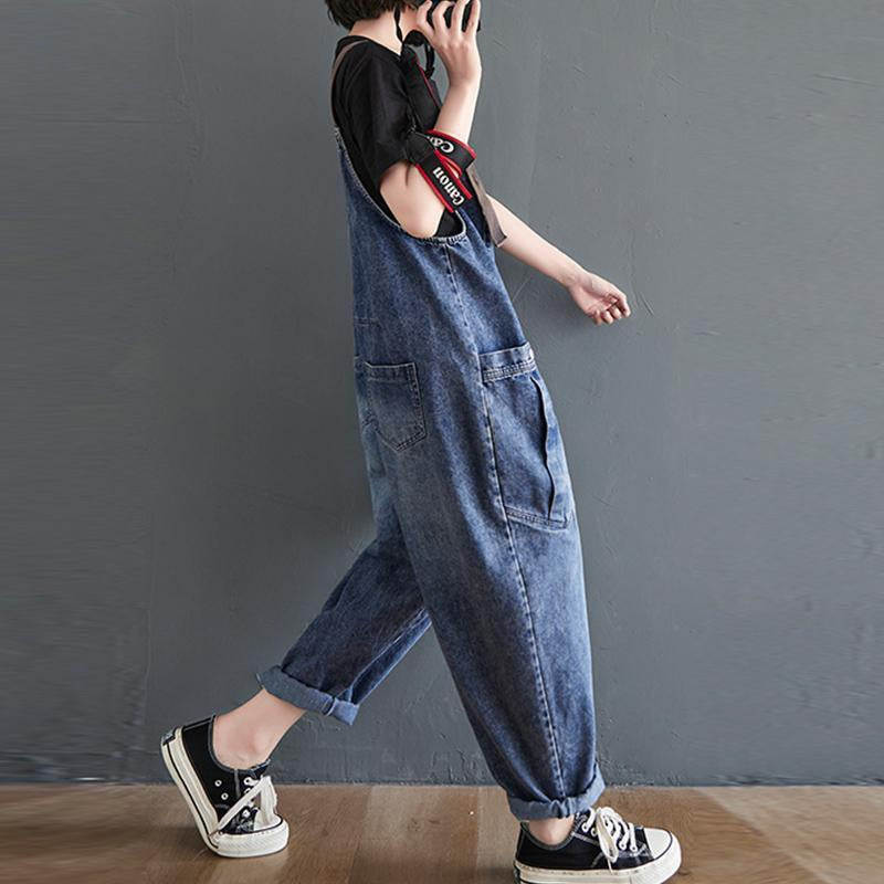 Kvinders løse overalls og slanke studenteroveralls