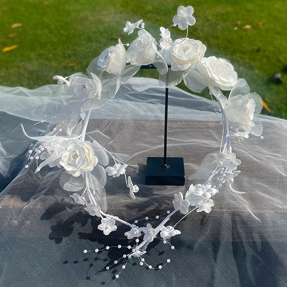 Bridal Headdress Super Fairy Handmade Forest Flower Headband