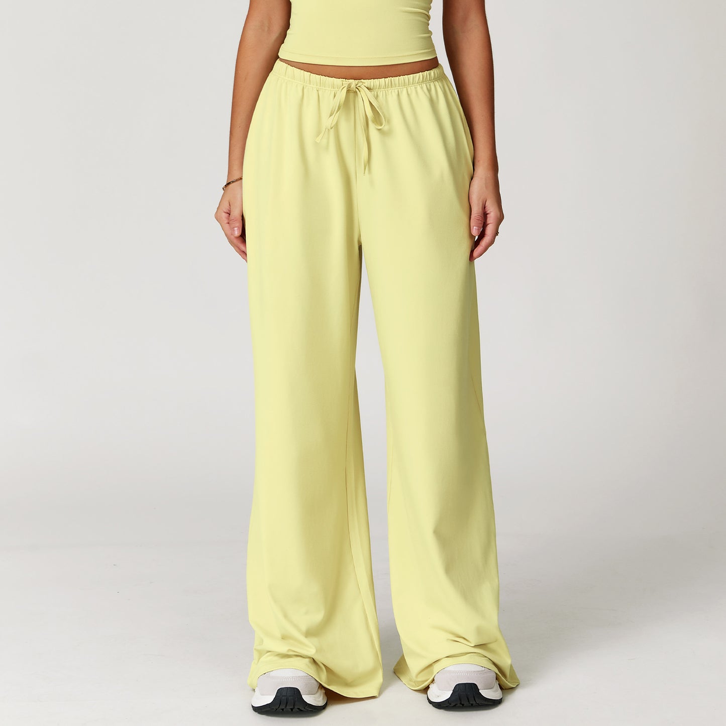 Brushed Trousers Pendant Wide Leg Loose Casual Pants For Women