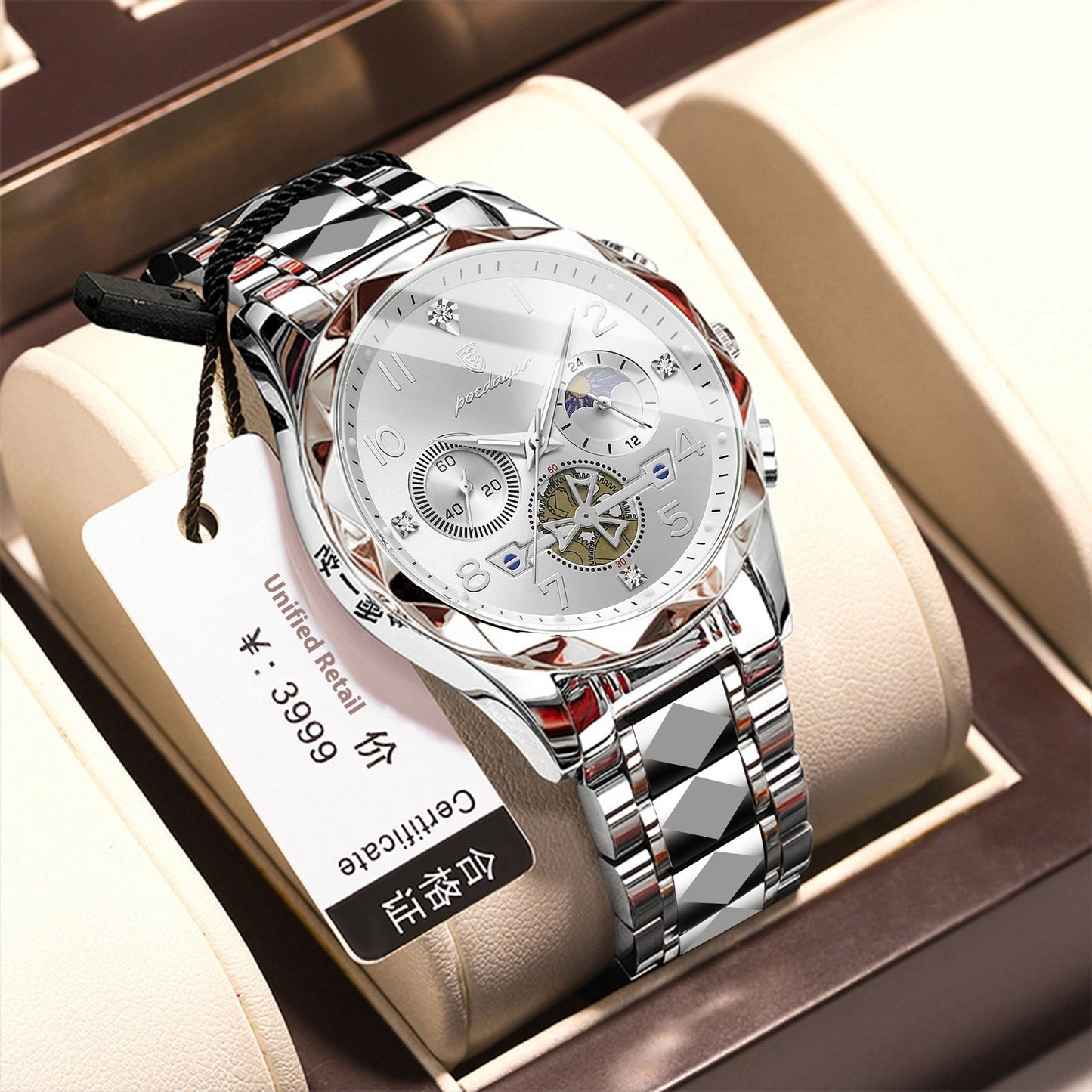 Men's Waterproof Luminous Fashionable Quartz Watch