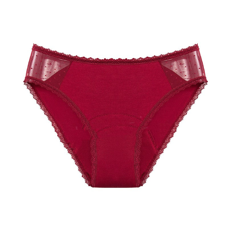 Sexy Lace Washable Women's Underwear Leak Proof