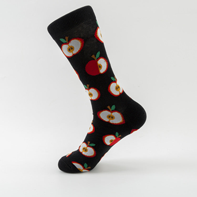 Colorful Food-themed Socks Casual Cotton