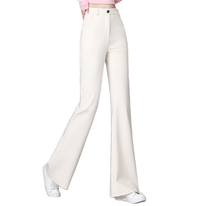 High Waist Slimming Horn Drape All-matching Casual Trousers