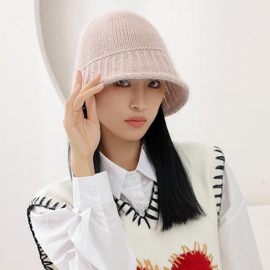 Top Basin Knitted Warm Plush Hat
