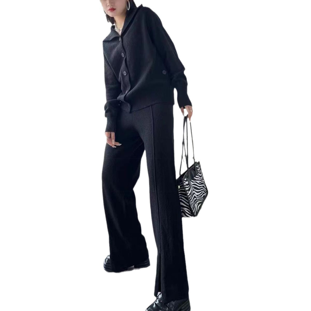Fashion Casual Knitting Suit Women's Autumn And Winter New