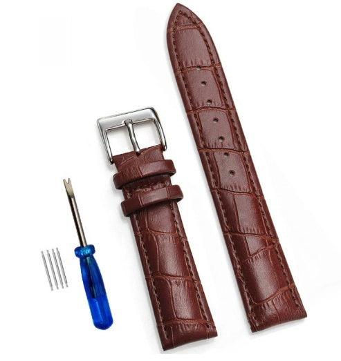 Comfortable Cowhide Genuine Leather Watch Strap