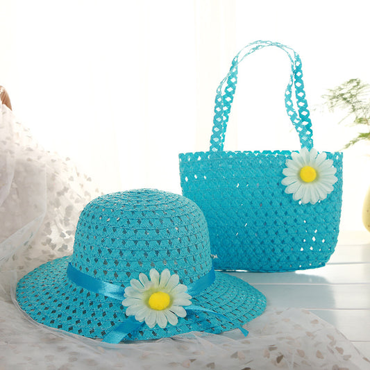 Children's Sun Protection Grass Outdoor Sun Hat