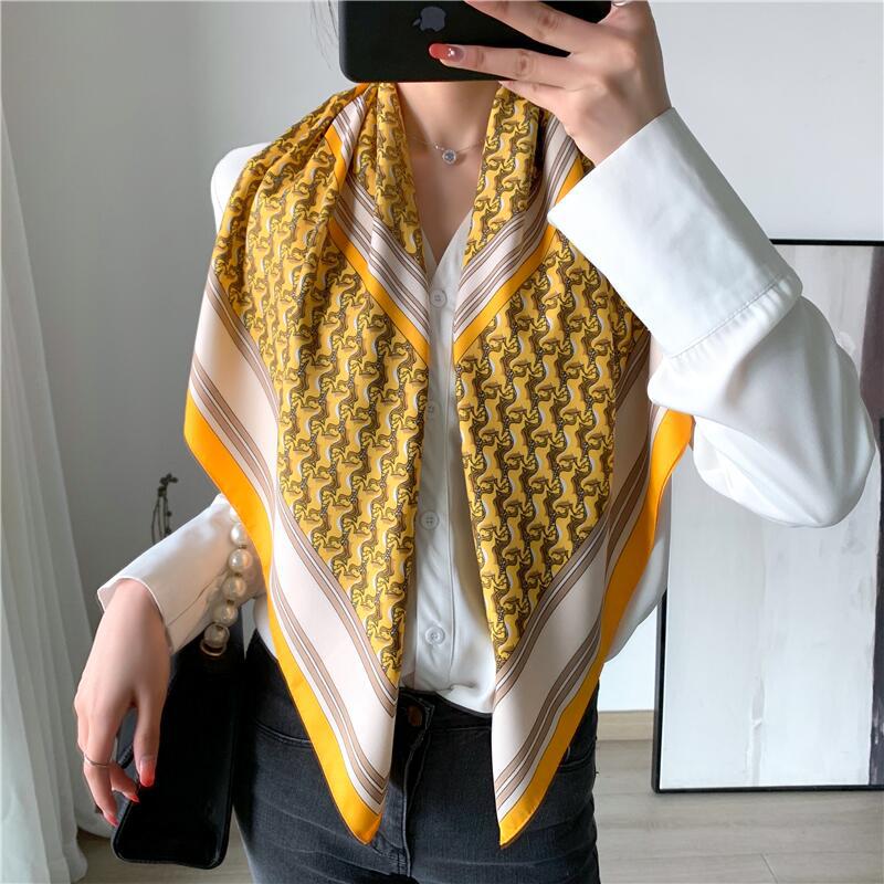 Fashion Home Color Leopard Twill Scarf