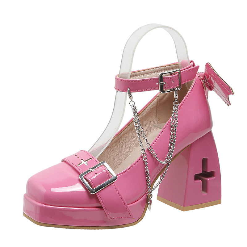 Women's Fashion One-line With Mary Jane Shoes
