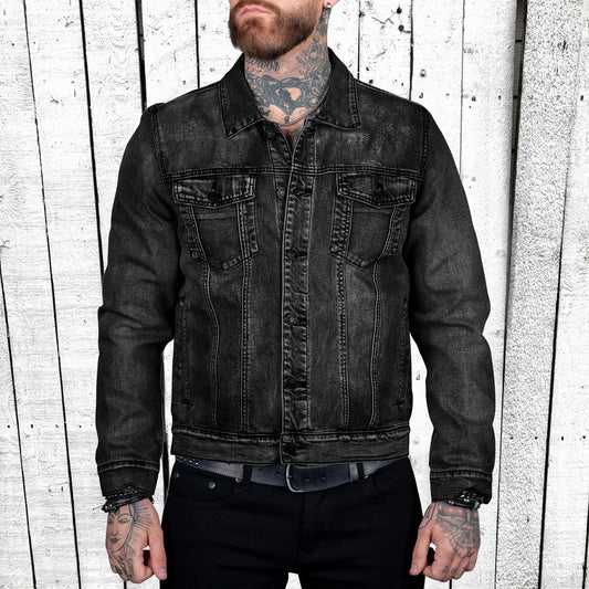 Men's Solid Color Cotton Coat European And American Large Size Fashion Casual