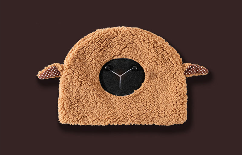 Cute And Sweet Sheep Baa Baa Ear Hat Plush To Keep Warm