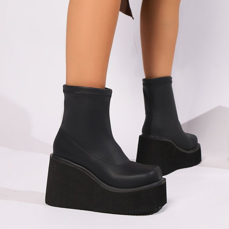 Plus Size Fashion Stocking European And American Fashion Women's Boots