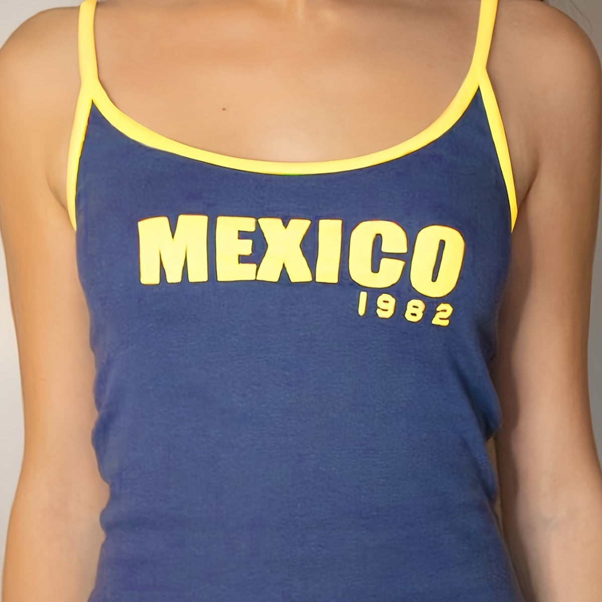 Aesthetic Retro T-shirt Vest Letter Print Pattern