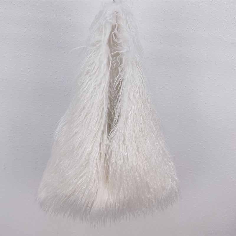 New Large Capacity Totes  Fur Plush Bag