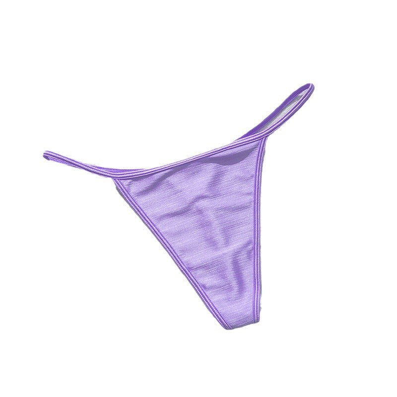 Glossy Fabric Women's Candy-colored Shorts