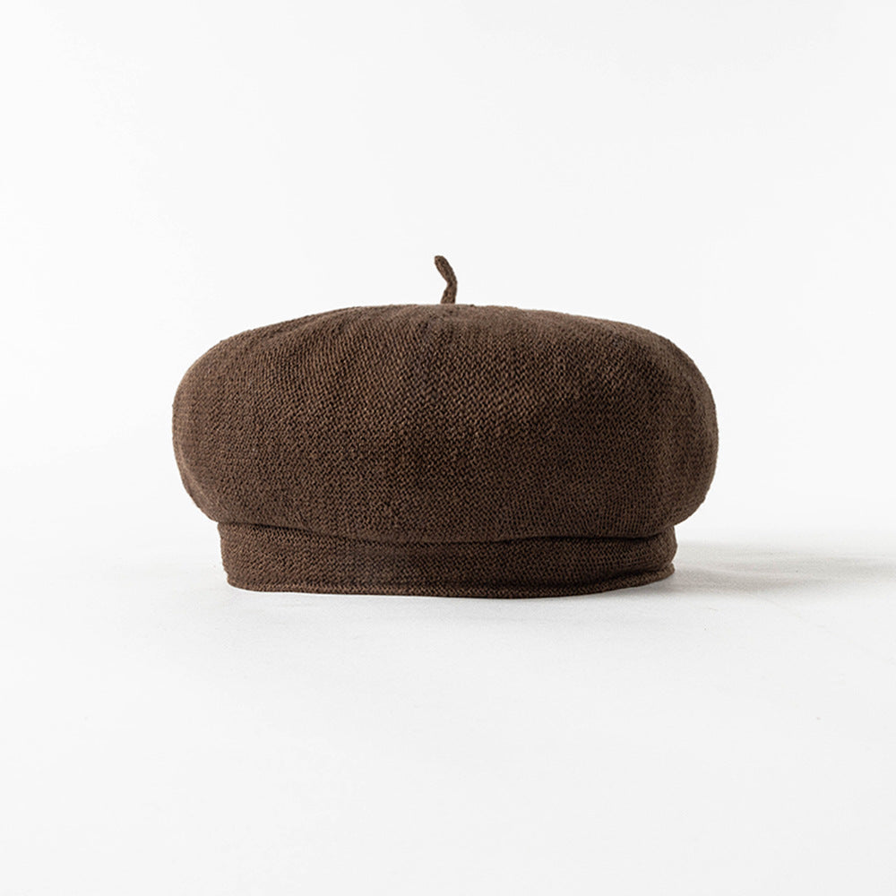 Casual Fashion Breathable Knit Linen Deep Brim Hat