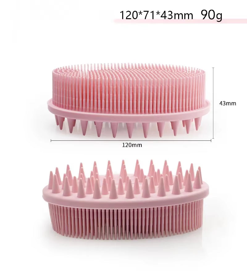 Silicone Body Scrubber and Loofah for Shower Use - Body Wash Scrub Brush