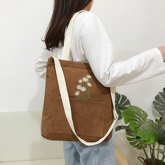 Women's Fashion Casual Single Shoulder Canvas Bag