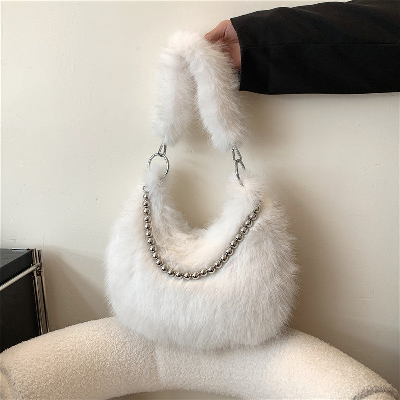Pels Crossbody Taske Til Kvinder