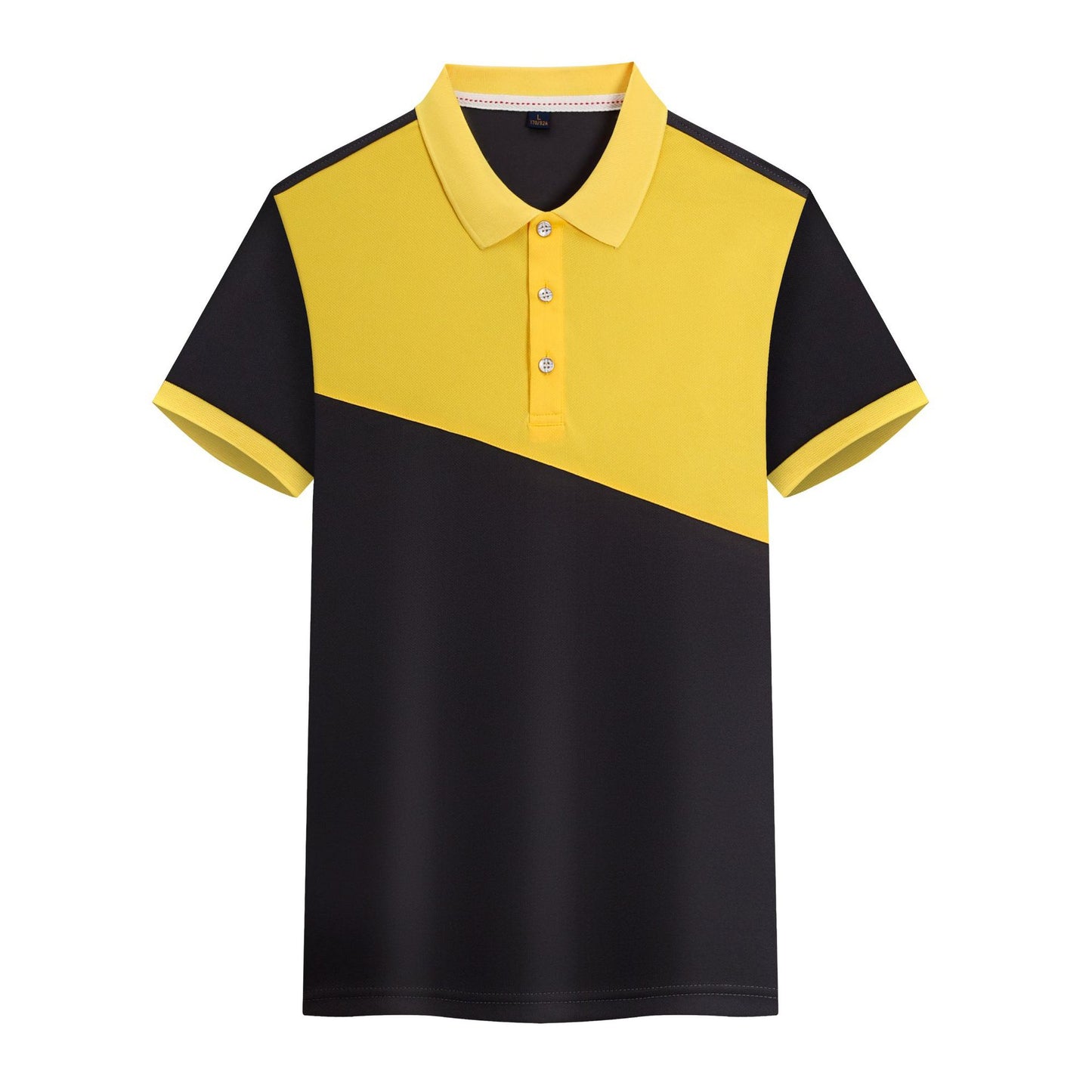 Color Matching Sports Fashion Polo Shirt Lapel