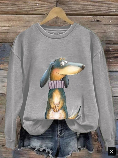 Women's Clothing Fashion Loose 3D Digital Printing Sweater