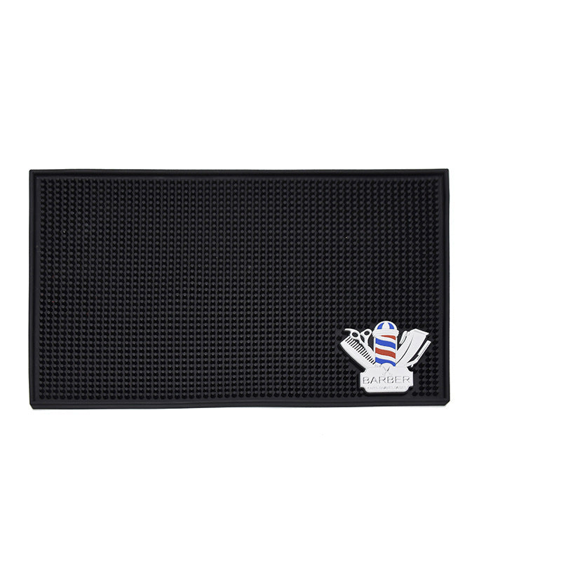 Hairdressing Tool Anti-Skid Pad, Retro Oil Head Clipper Silicone Pad