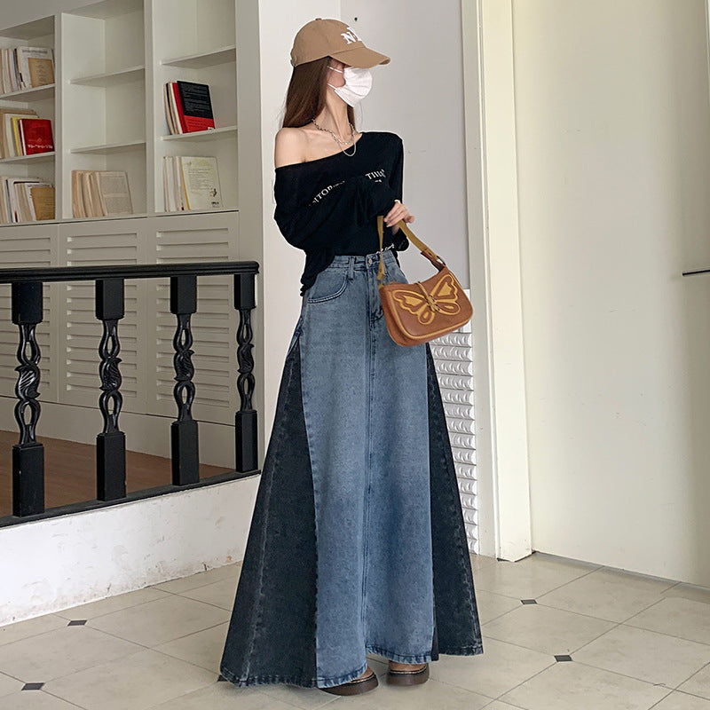 Slimming Versatile Mid-length A- Line Skirt