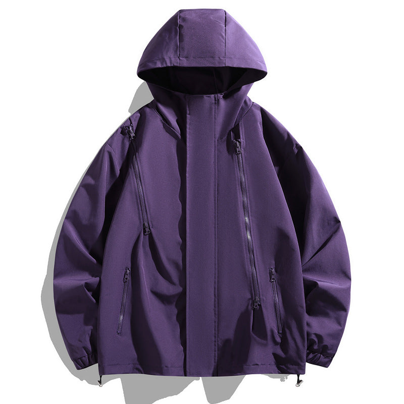 Outdoor Shell Jacket Hong Kong Style Coats
