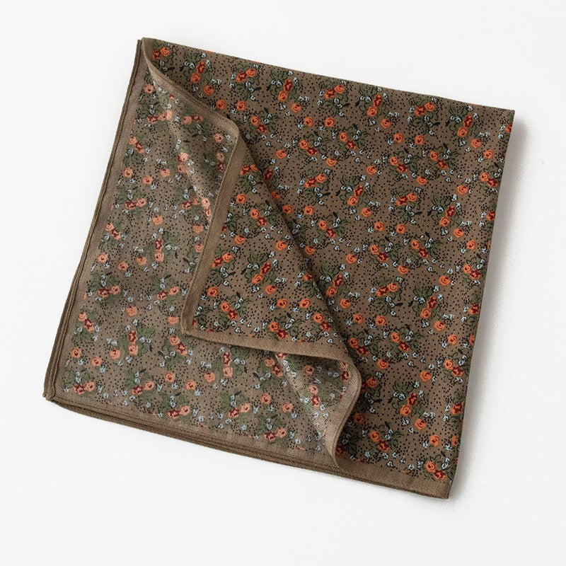 Printed 65cm Kerchief Scarf Shawl